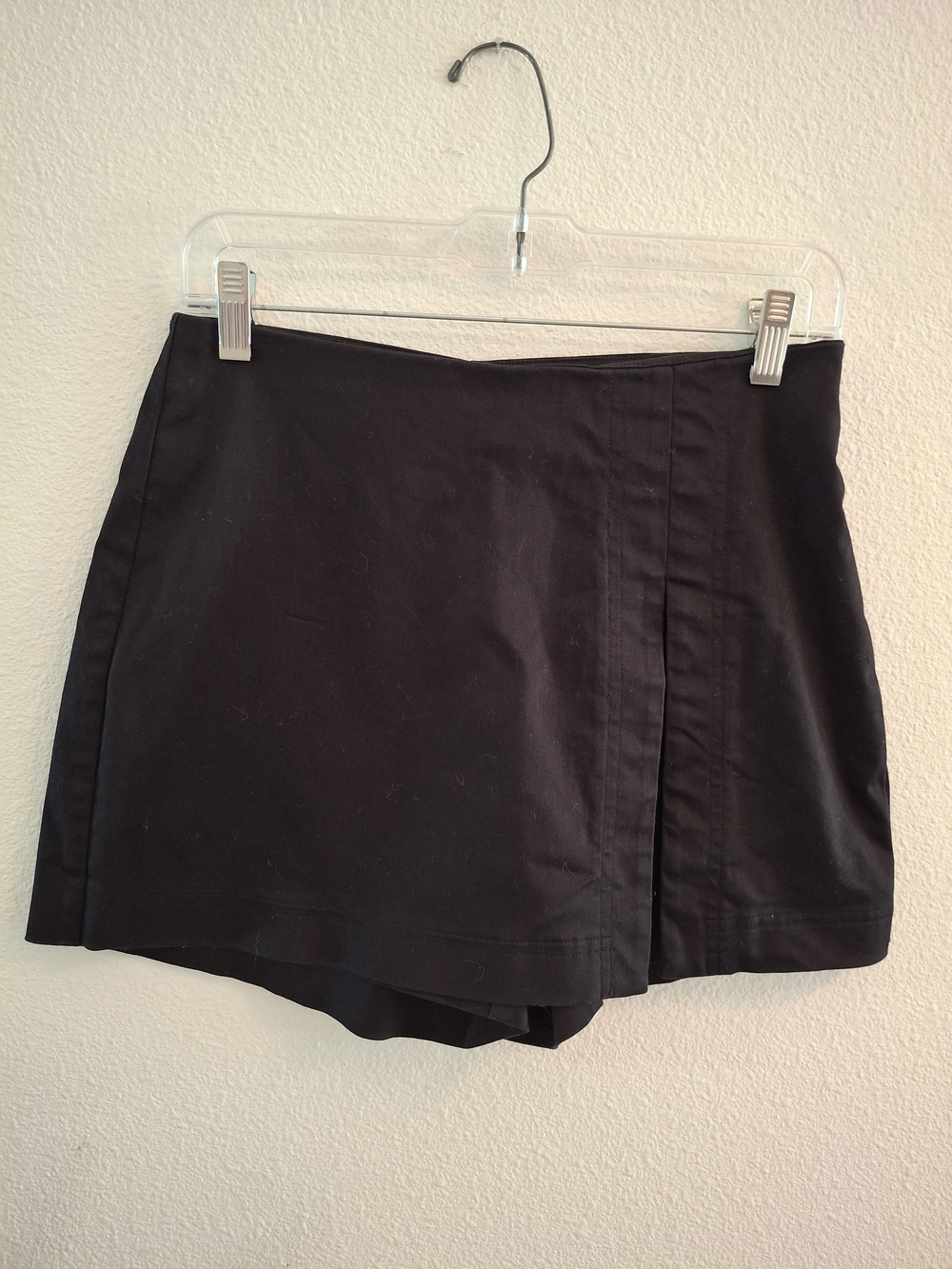 Vintage Y2K Cache Black Women's Skort with Front Panel